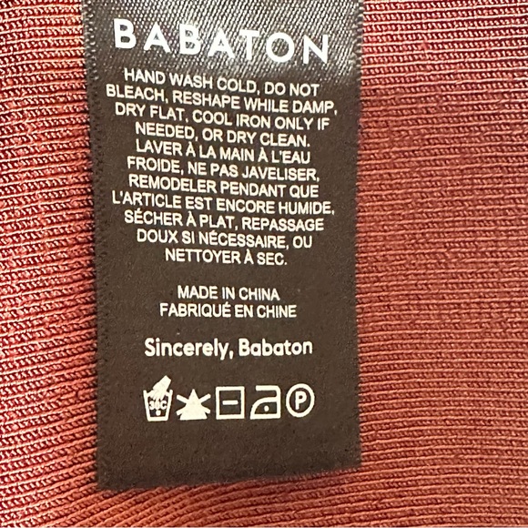 Aritzia Babaton The Business Dress Womens Size S Cap Sleeve Bodycon Front Slit - Picture 9 of 11